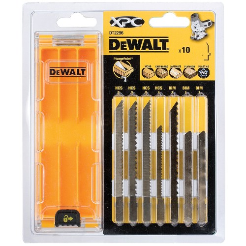 Stikksagbladsett DEWALT XPC 10 deler