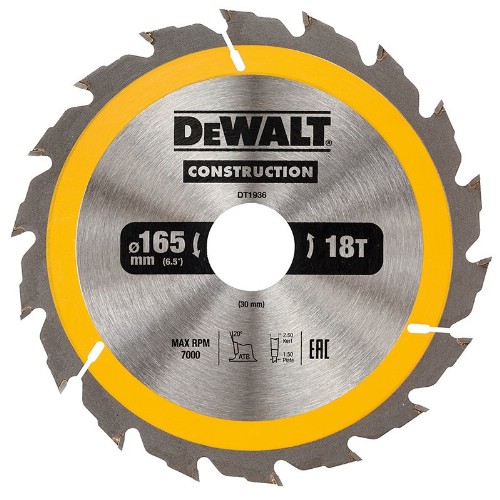 Sirkelsagblad DEWALT Construction