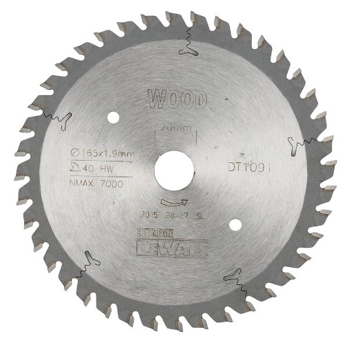 Sirkelsagblad DEWALT SERIE 40 Tre fin