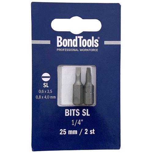 Bits 1/4" Spor BONDTOOLS 25 mm