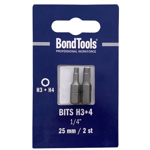 Bits 1/4" Unbrako BONDTOOLS 25 mm