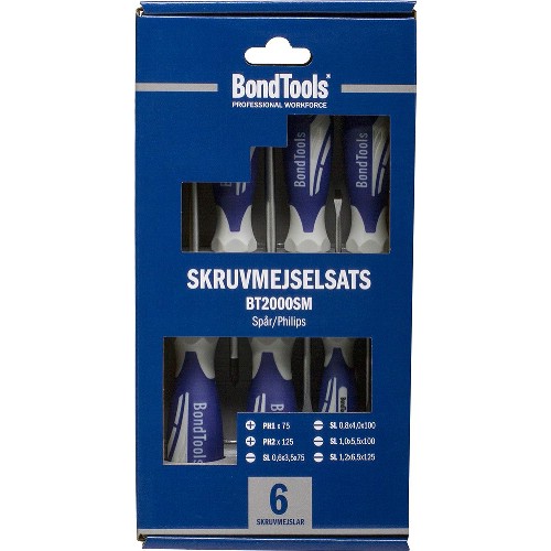Skrutrekkersett BONDTOOLS BT2000SM Spor/PH