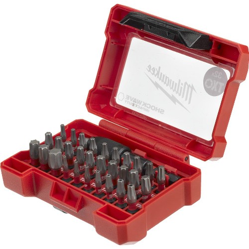Bitssett 1/4" MILWAUKEE Shockwave Impact Duty 32 deler