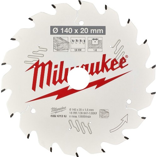 Sirkelsagblad MILWAUKEE<br />Sirkelsag Tre Thin Kerf Sirkelsagblad MILWAUKEE<br />Sirkelsag Tre Thin Kerf