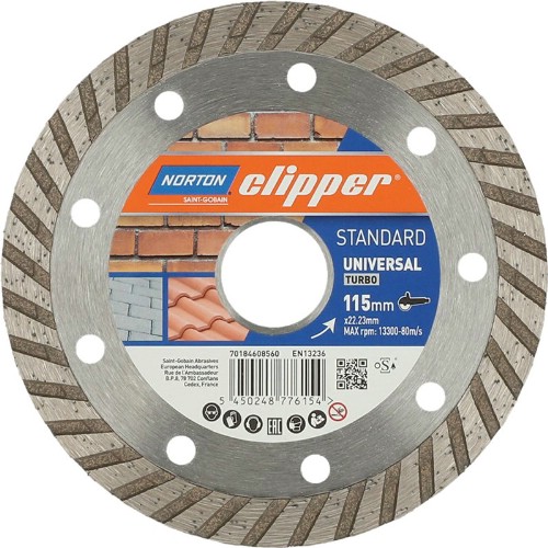Diamantkappeskive NORTON<br />Clipper Standard Universal Turbo