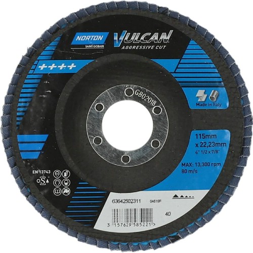 Lamellrondell NORTON<br />Vulcan R842 vinklet